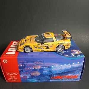 Yellow Corvette Toy Car, Action Performance Goodwrench 2001 Corvette Die Cast